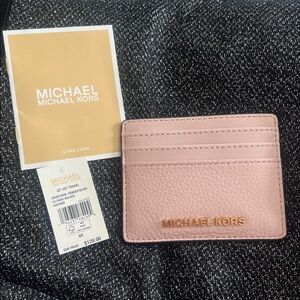 Michael Kors Card Wallet new with tag powder blush